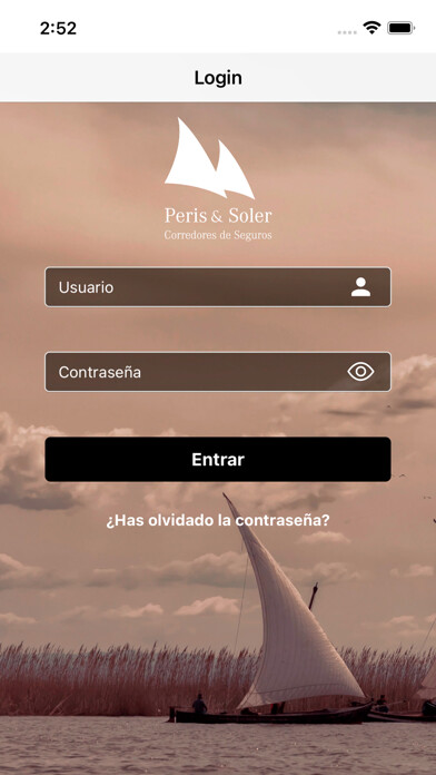 Emulate iPhone app Peris y Soler Seguros Online using MyAndroid Emulate iPhone app Peris y Soler Seguros Online using MyAndroid