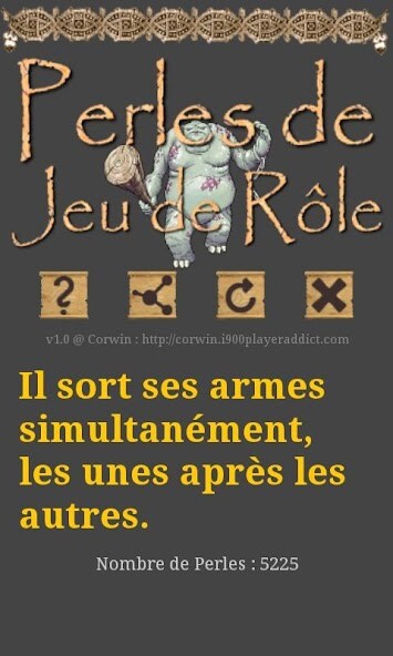 Run android online APK Perles de Jeu de Rôle from MyAndroid or emulate Perles de Jeu de Rôle using MyAndroid Run android online APK Perles de Jeu de Rôle from MyAndroid or emulate Perles de Jeu de Rôle using MyAndroid