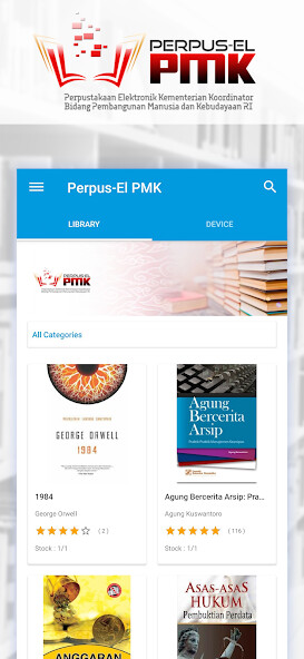 Run android online APK Perpus-El PMK from MyAndroid or emulate Perpus-El PMK using MyAndroid
