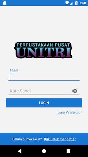 Run android online APK PERPUSTAKAAN PUSAT UNITRI from MyAndroid or emulate PERPUSTAKAAN PUSAT UNITRI using MyAndroid Run android online APK PERPUSTAKAAN PUSAT UNITRI from MyAndroid or emulate PERPUSTAKAAN PUSAT UNITRI using MyAndroid