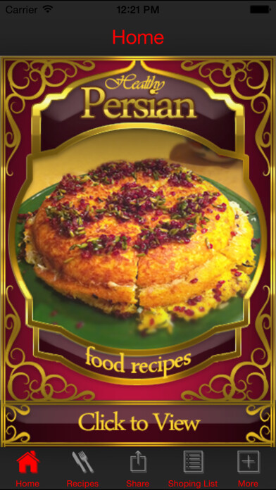 Emulate iPhone app Persian Food Recipes using MyAndroid Emulate iPhone app Persian Food Recipes using MyAndroid