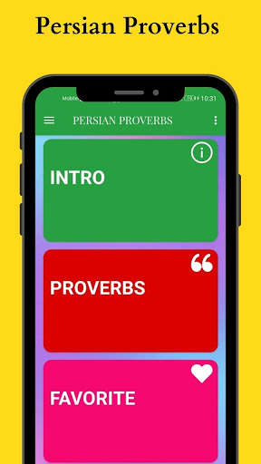 Run android online APK Persian Proverbs And Meaning from MyAndroid or emulate Persian Proverbs And Meaning using MyAndroid