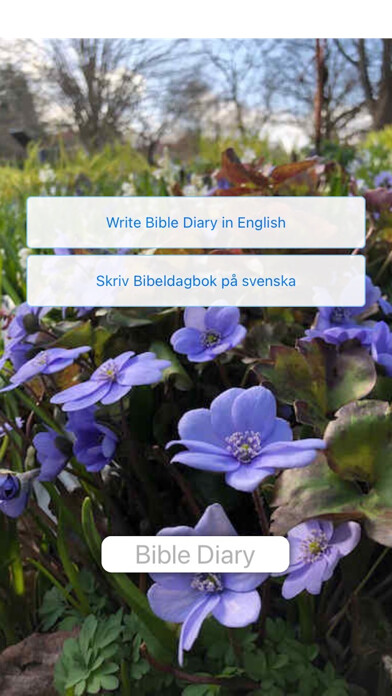Emulate iPhone app Personal Bible Diary using MyAndroid