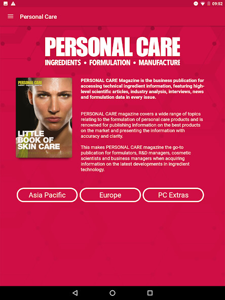 Emulate iPhone app PERSONAL CARE MAGAZINE using MyAndroid Emulate iPhone app PERSONAL CARE MAGAZINE using MyAndroid