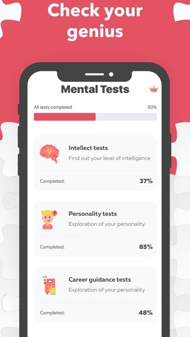 Emulate iPhone app Personality and IQ test using MyAndroid