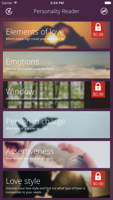 Emulate iPhone app Personality Reader using MyAndroid