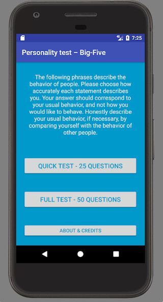Run android online APK Personality test – Big-Five from MyAndroid or emulate Personality test – Big-Five using MyAndroid Run android online APK Personality test – Big-Five from MyAndroid or emulate Personality test – Big-Five using MyAndroid