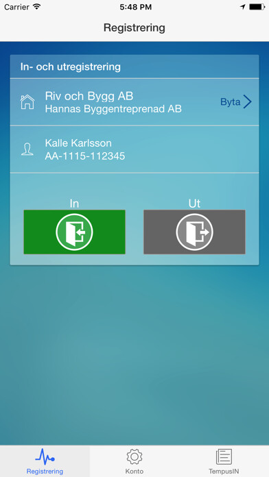 Emulate iPhone app Personalliggare ID06 - MOA using MyAndroid Emulate iPhone app Personalliggare ID06 - MOA using MyAndroid
