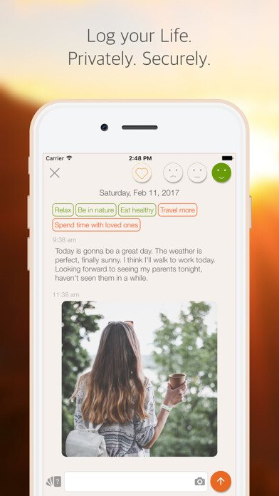 Emulate iPhone app Perspective, a mindful journal using MyAndroid Emulate iPhone app Perspective, a mindful journal using MyAndroid