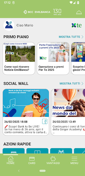 Emulate iPhone app Per Te Emil Banca using MyAndroid