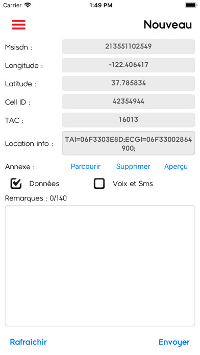 Emulate iPhone app Perturbation using MyAndroid