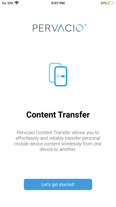 Emulate iPhone app Pervacio Content Transfer using MyAndroid Emulate iPhone app Pervacio Content Transfer using MyAndroid