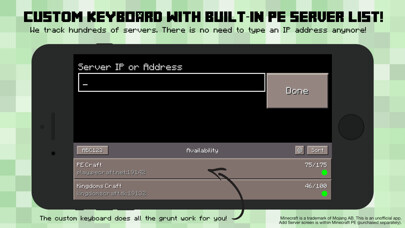 Emulate iPhone app PE Servers - Custom Keyboard for Minecraft Pocket Edition using MyAndroid Emulate iPhone app PE Servers - Custom Keyboard for Minecraft Pocket Edition using MyAndroid