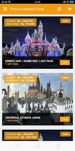 Run android online APK Pesona Hidayah Travel from MyAndroid or emulate Pesona Hidayah Travel using MyAndroid