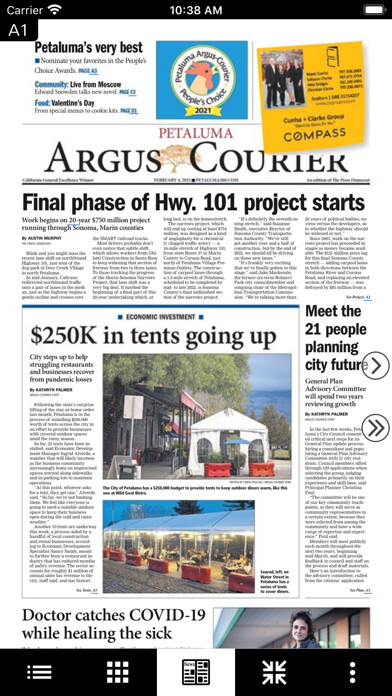 Emulate iPhone app Petaluma Argus in Education using MyAndroid Emulate iPhone app Petaluma Argus in Education using MyAndroid