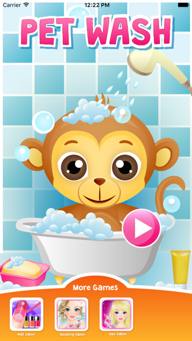 Emulate iPhone app Pet Baby Care - Pet Wash using MyAndroid