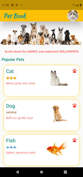 Run android online APK Pet Book from MyAndroid or emulate Pet Book using MyAndroid
