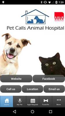 Emulate Android APK Pet Calls Animal Hospital