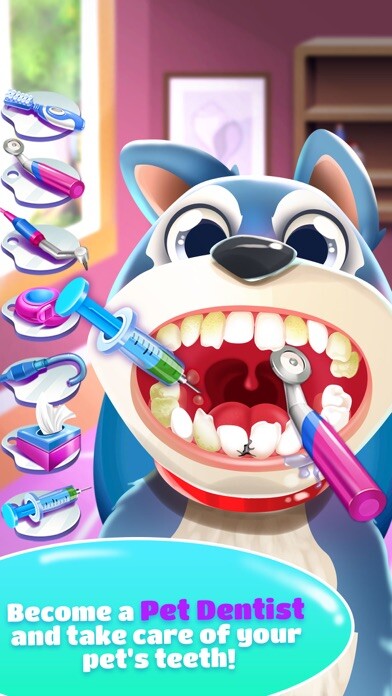 Emulate iPhone app Pet Dentist Doctor Game! using MyAndroid Emulate iPhone app Pet Dentist Doctor Game! using MyAndroid