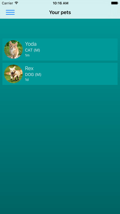 Emulate iPhone app PetDiary by VetCloud using MyAndroid Emulate iPhone app PetDiary by VetCloud using MyAndroid
