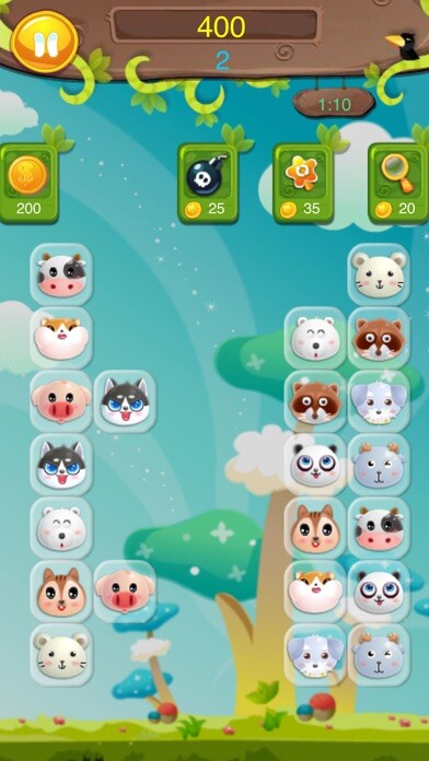 Emulate iPhone app Pet Eliminate Classic-Pet Line Eliminate game using MyAndroid