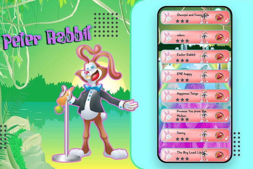 Run android online APK peter rabbit run : tiles hop from MyAndroid or emulate peter rabbit run : tiles hop using MyAndroid