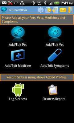 Emulate Android APK Pet Health Book Emulate Android APK Pet Health Book