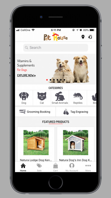 Emulate iPhone app Pet House Kuwait using MyAndroid Emulate iPhone app Pet House Kuwait using MyAndroid