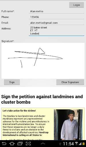 Run android online APK Petition from MyAndroid or emulate Petition using MyAndroid
