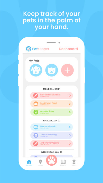 Emulate iPhone app PetKeeper Pet Manager using MyAndroid Emulate iPhone app PetKeeper Pet Manager using MyAndroid