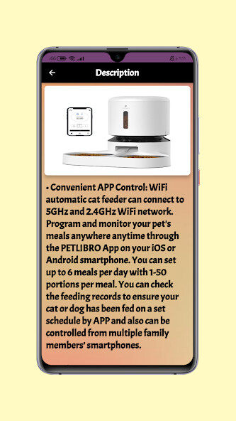 Emulate petlibro automatic cat feeder from MyAndroid or run petlibro automatic cat feeder using MyAndroid