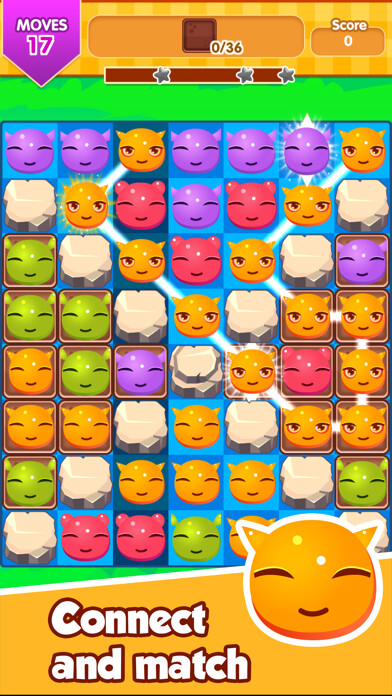 Emulate iPhone app Pet Monster - New Match 3 Game using MyAndroid