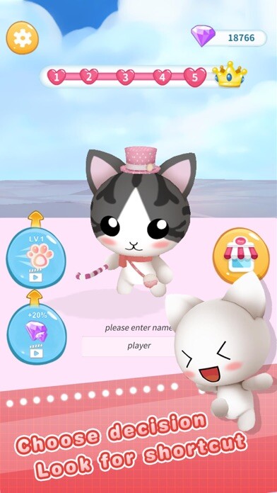 Emulate iPhone app Pet Parkour - cat race using MyAndroid Emulate iPhone app Pet Parkour - cat race using MyAndroid