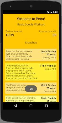 Emulate Android APK Petra - Personal trainer Emulate Android APK Petra - Personal trainer