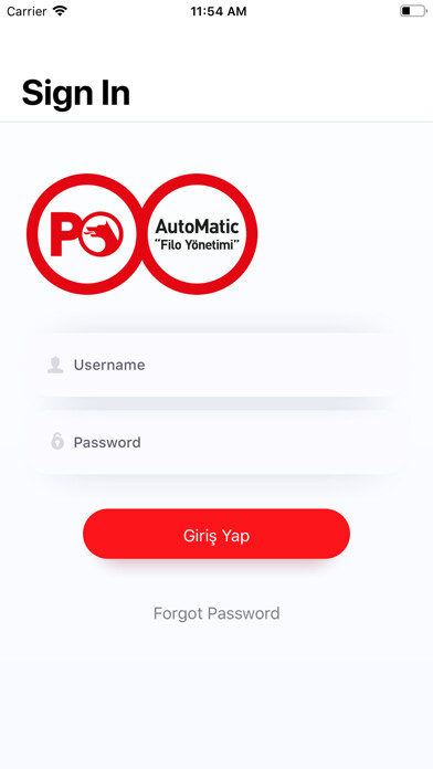 Emulate iPhone app Petrol Ofisi Automatic using MyAndroid