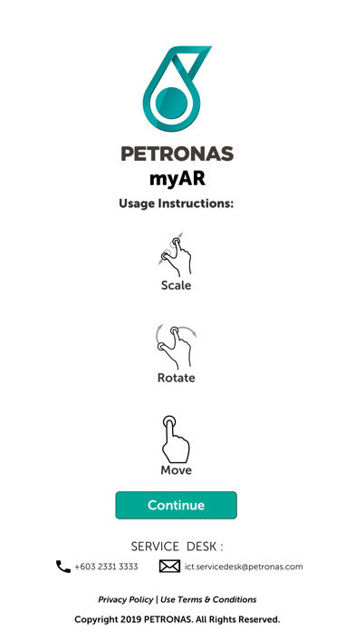 Emulate iPhone app PETRONAS myAR using MyAndroid