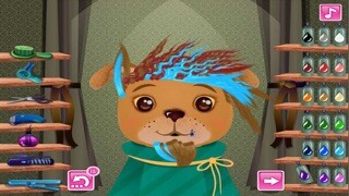 Emulate iPhone app Pets Hair Salon HD using MyAndroid