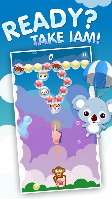 Emulate iPhone app Pets Pop - Bubbles Popping Shooter using MyAndroid