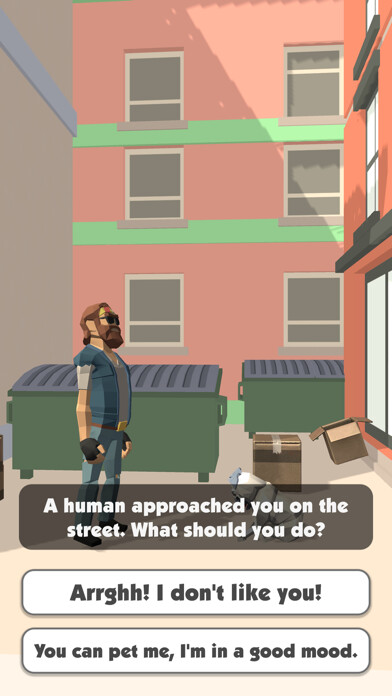 Emulate iPhone app Pet the Human using MyAndroid