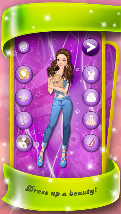 Emulate iPhone app Pet Vet Girl - Dress Up game for kids using MyAndroid