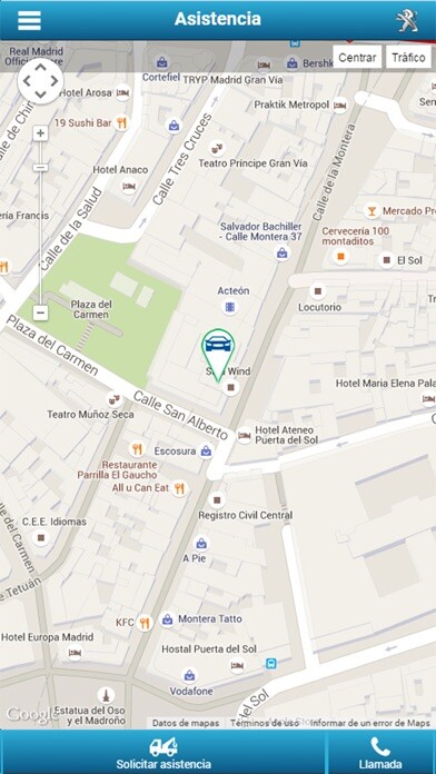 Emulate iPhone app Peugeot Assistance using MyAndroid Emulate iPhone app Peugeot Assistance using MyAndroid