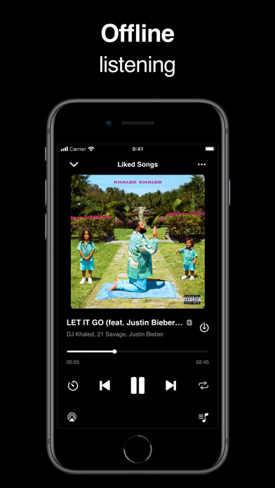Emulate iPhone app PewPee: Music Player using MyAndroid