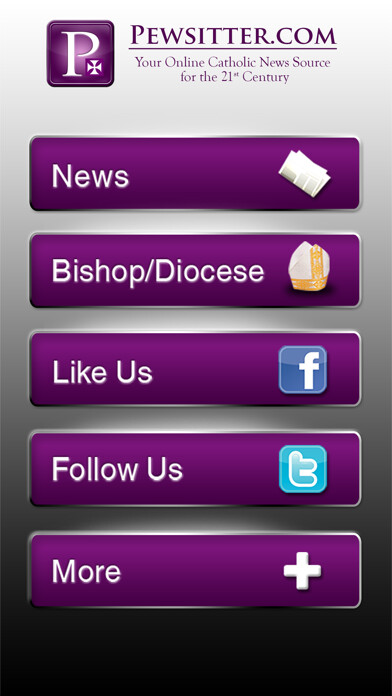 Emulate iPhone app Pewsitter Catholic News App using MyAndroid