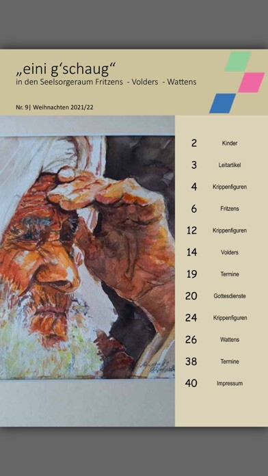 Emulate iPhone app Pfarrblatt Wattens using MyAndroid