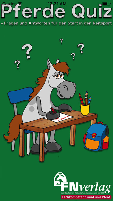Emulate iPhone app Pferde Quiz using MyAndroid