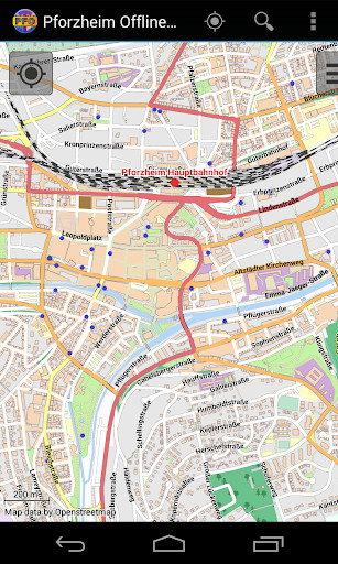 Run android online APK Pforzheim Offline City Map from MyAndroid or emulate Pforzheim Offline City Map using MyAndroid