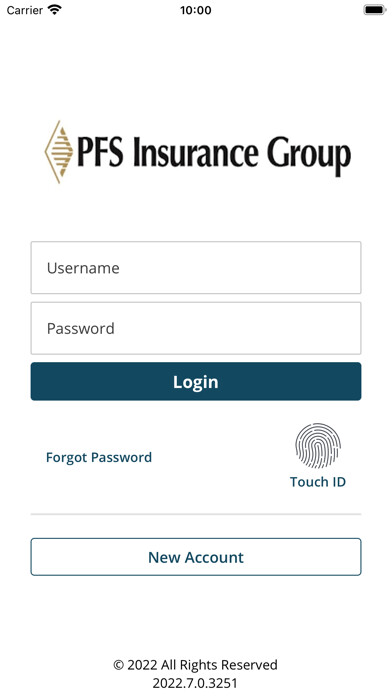 Emulate iPhone app PFS Insurance Group Online using MyAndroid