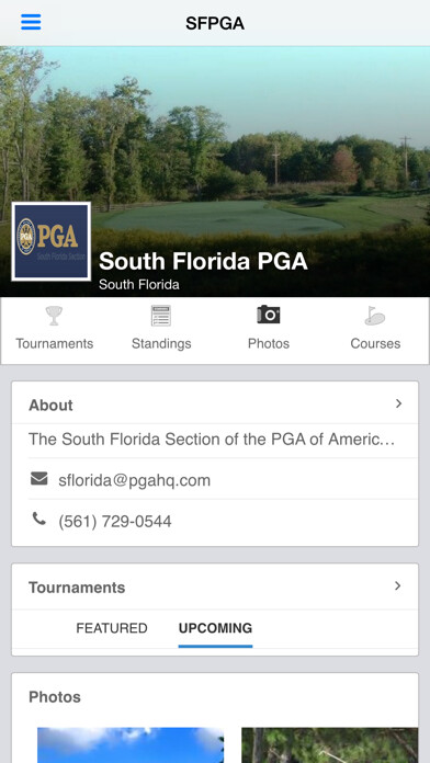 Emulate iPhone app PGA South Florida Section using MyAndroid Emulate iPhone app PGA South Florida Section using MyAndroid
