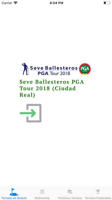 Emulate iPhone app PGA Spain Live Scoring using MyAndroid