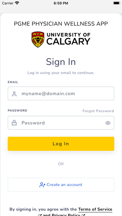 Emulate iPhone app PGME Physician Wellness App using MyAndroid Emulate iPhone app PGME Physician Wellness App using MyAndroid
